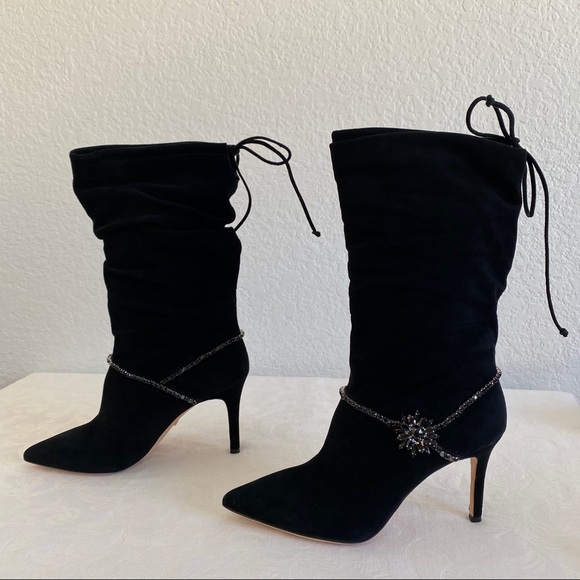 badgley mischka embellished boots - Picture 6 of 12